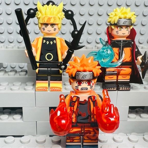 5Pcs Naruto Uzumaki Custom Minifigure - Picture 3 of 6